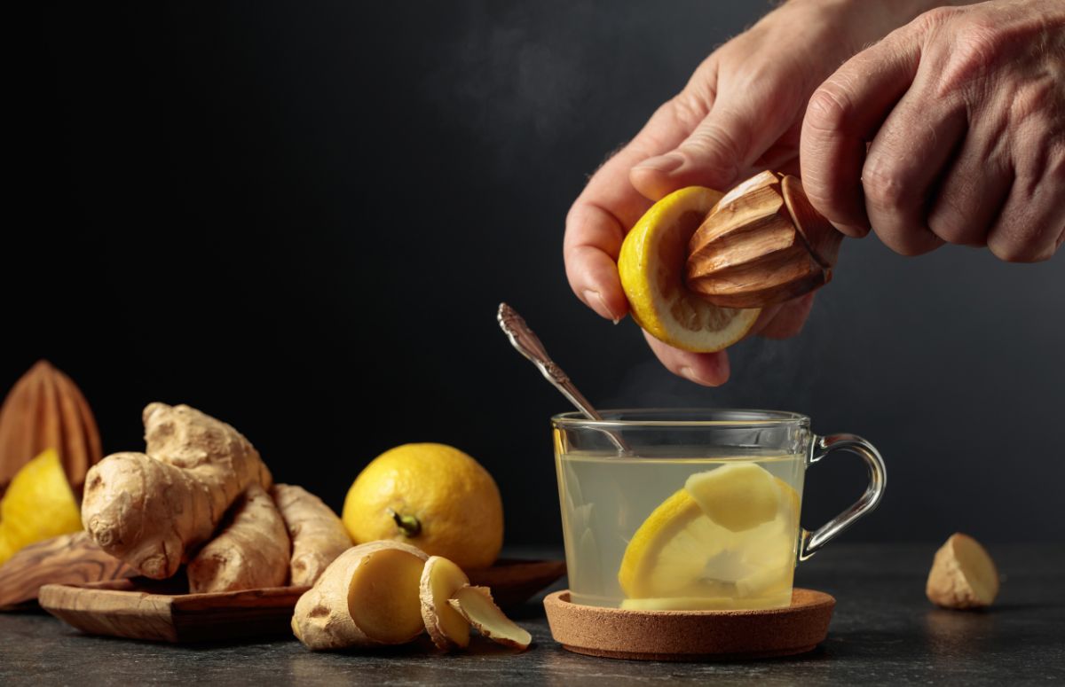 lemon ginger tea